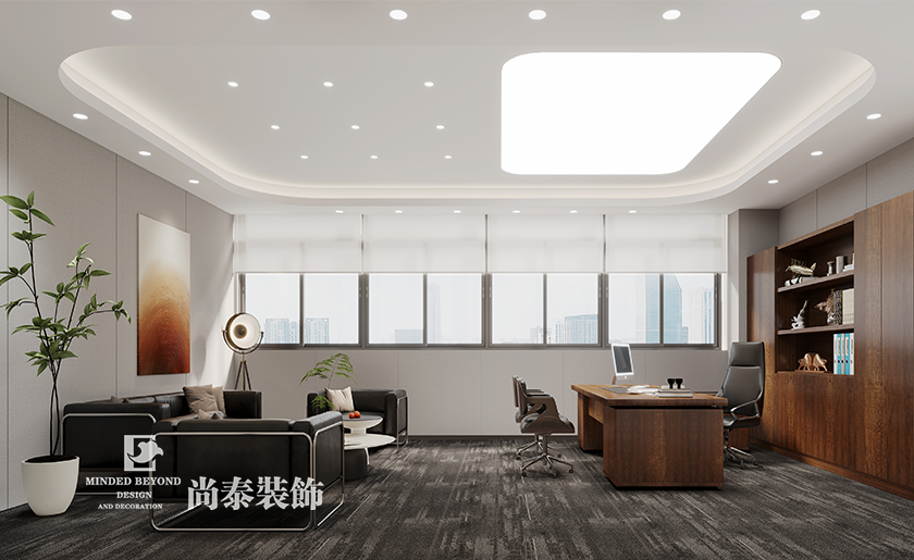 深圳市寶安區(qū)科技型公司辦公室裝修案例